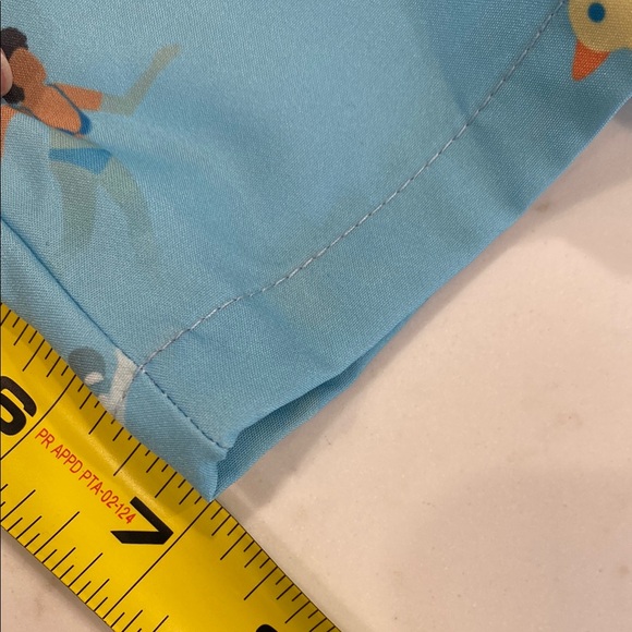 NWT Men’s Australian Brand Mosmann Pool Print Blue Swim Trunks - Picture 12 of 13